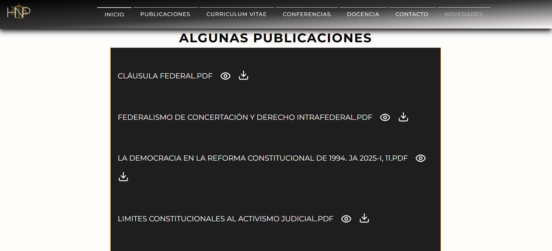Captura 3 — Hugo Prieto Portfolio