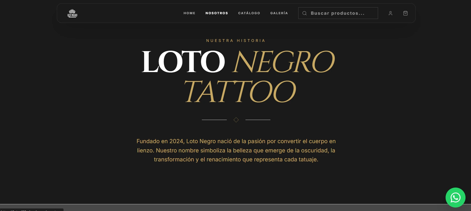 Captura 2 — Loto Negro