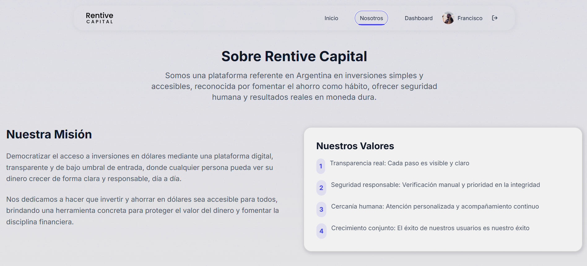 Captura 3 — Rentive Capital